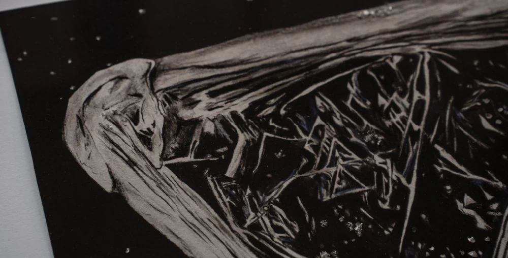 Strata · Okavango, The Plural, by Annette Fernando, set with rough diamond slices